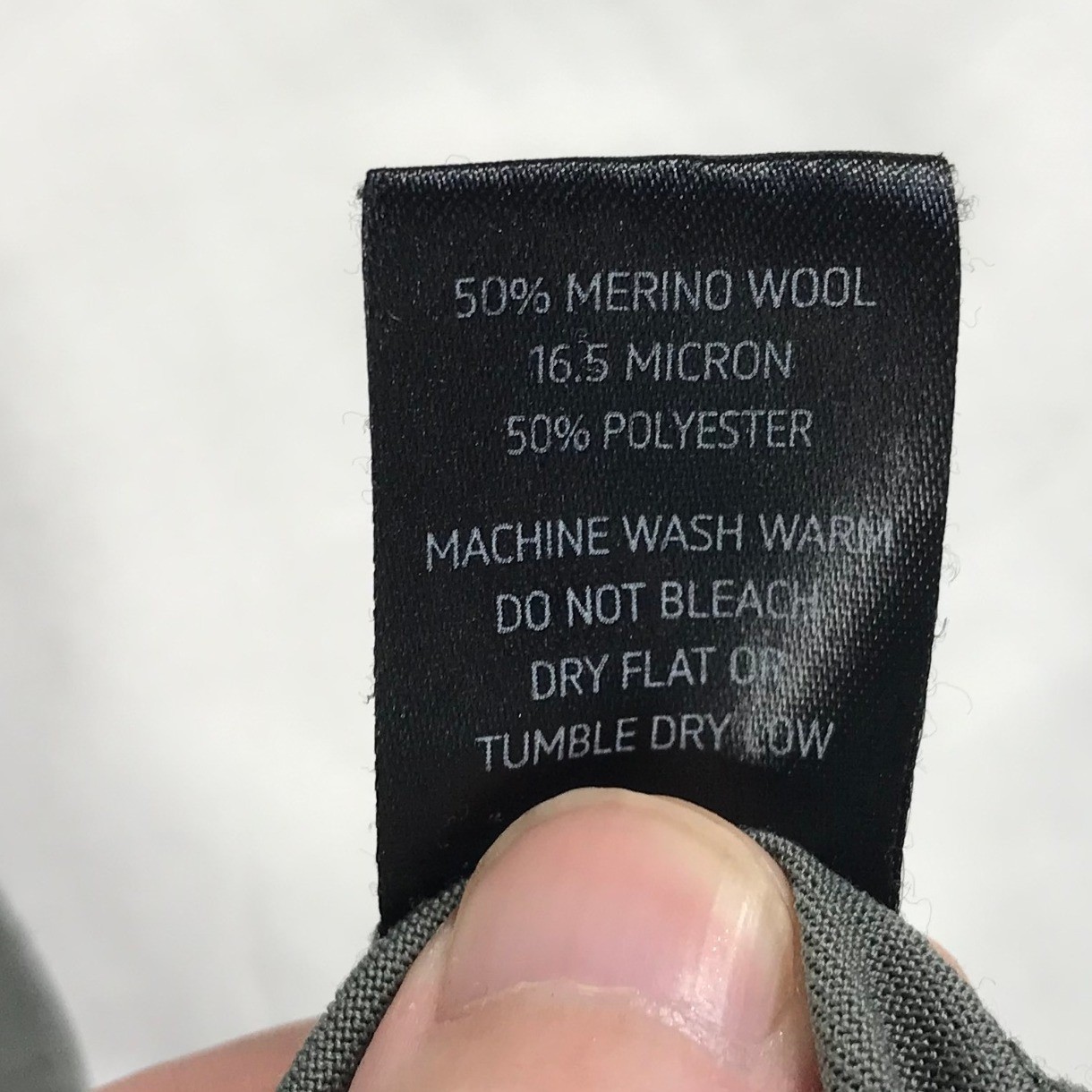Swan Merino Wool Blend T-Shirt Mens Small Gray Short Sleeve Base Layer Hiking