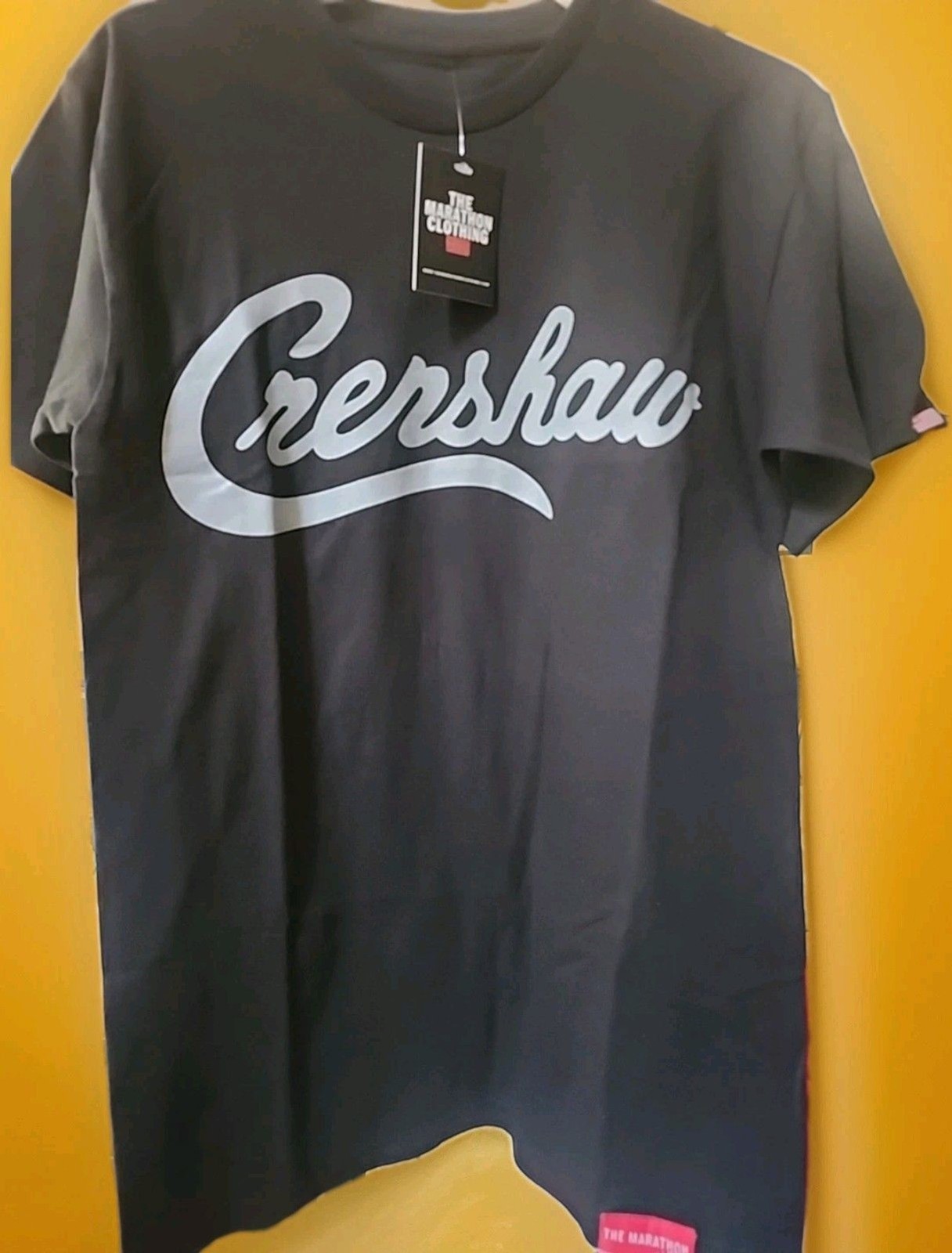 NWT The Marathon Clothing Crenshaw Tshirt Black Grey Small Cr70 Excellent New