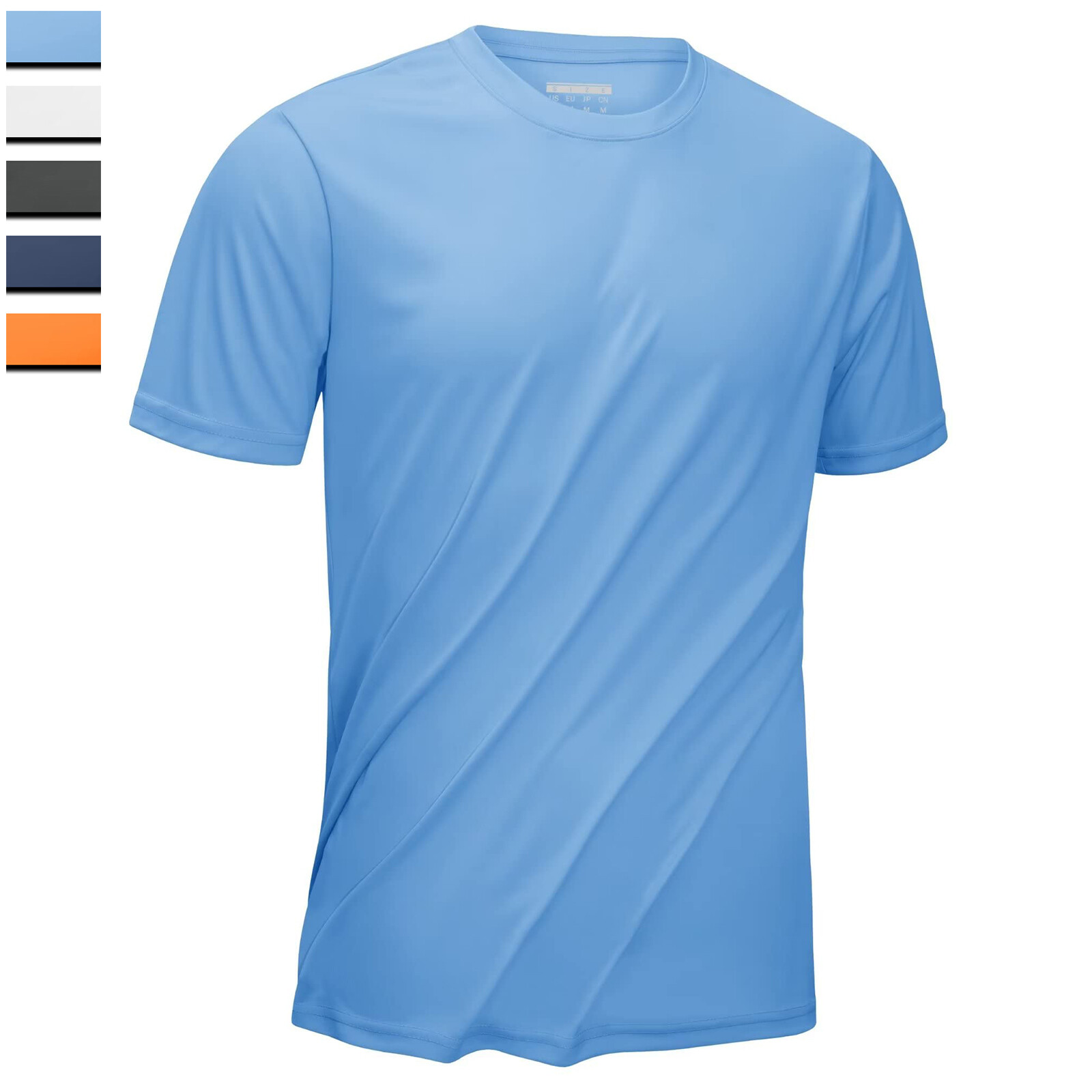 UPF50+ Men&rsquo;s UV Block Short Sleeve T-Shirt Gym Workout Running Sport Quick Dry T