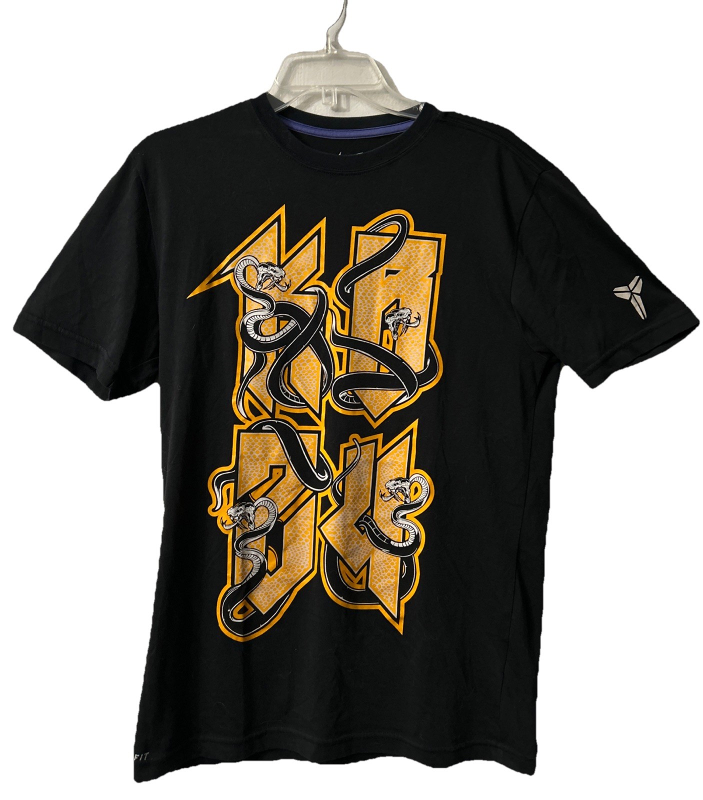 NIKE Kobe Bryant, Black Mamba NBA KB24 Dri-Fit T-Shirt Men&rsquo;s Medium Black