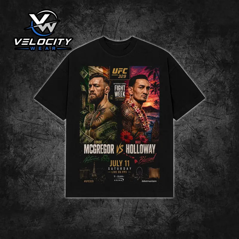 Conor McGregor vs Max Holloway « UFC 329 » Premium , Made in USA, UFC Fan T-shirt