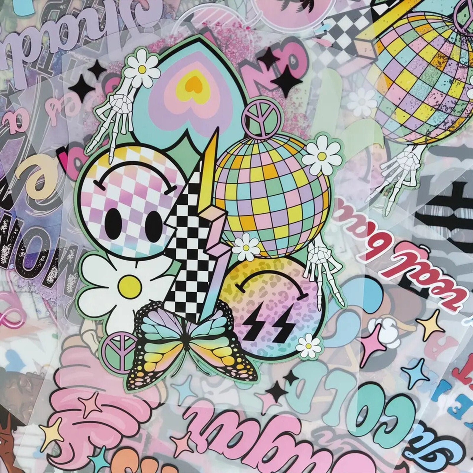 Custom A4 Heat Transfer DIY Stickers Bulk Wholesale DTF Gang Sheet Transfers