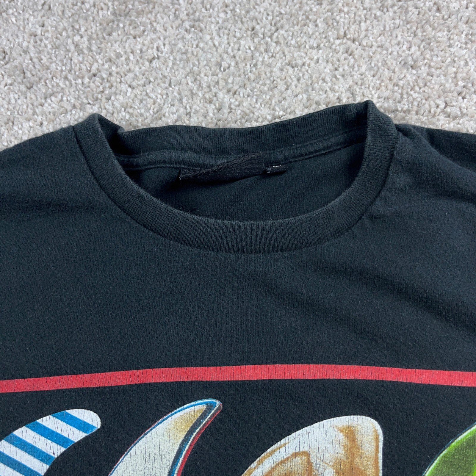 VINTAGE Billabong Shirt Mens Extra Large Black Slim Fit Donnie&rsquo;s Fins Donavon