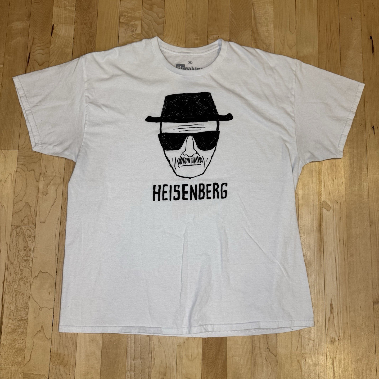 Breaking Bad T Shirt Mens Size XL Walter White Heisenberg White TV Show Promo