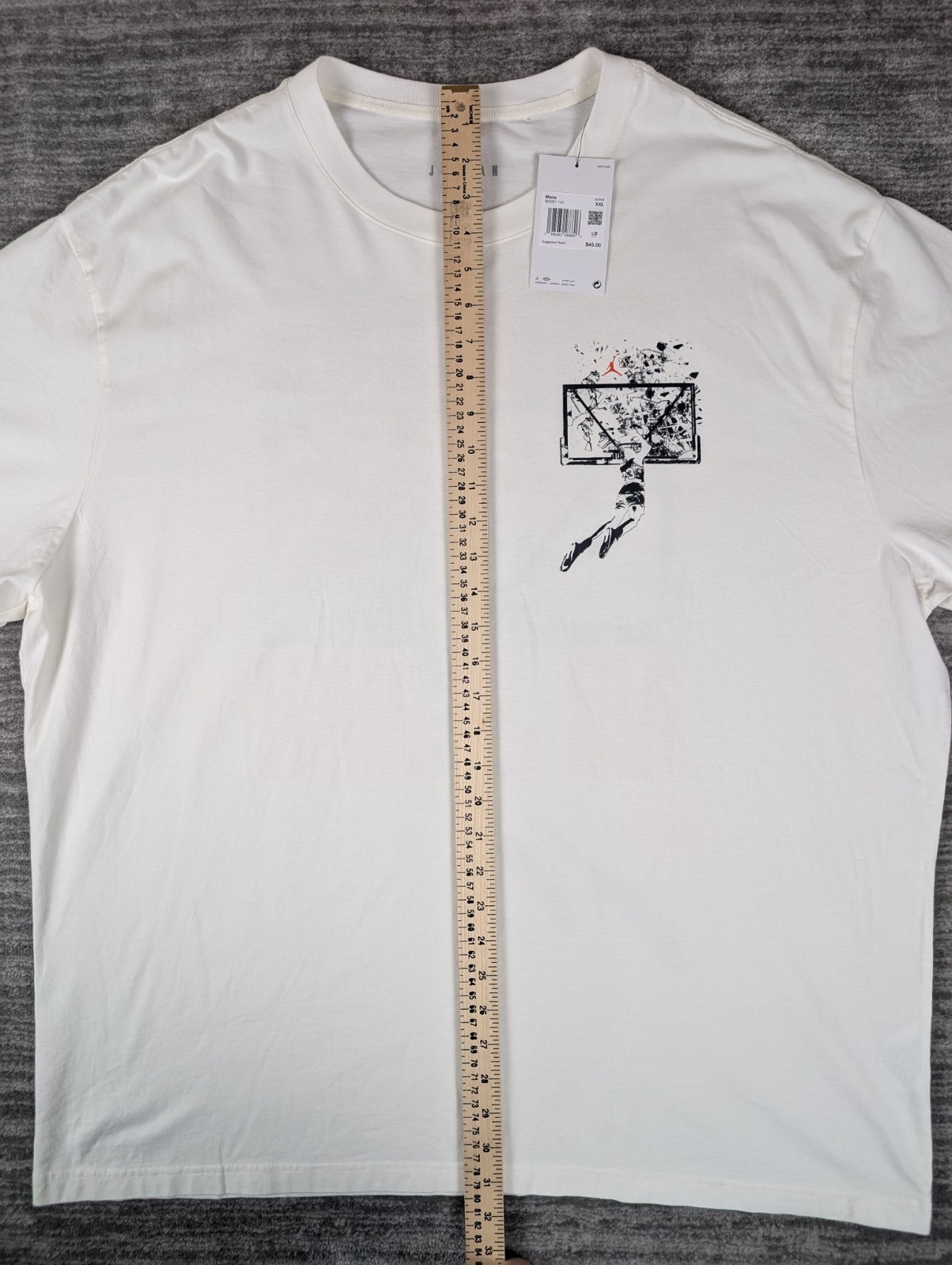 Air Jordan Brooklyn Shattered Backboard Oversized Shirt Size XX-Large IB3297-133