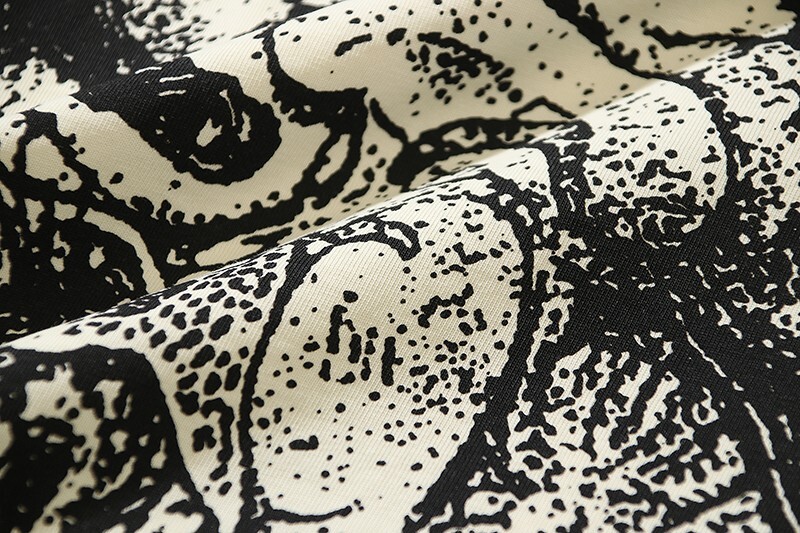 24SS Hell Studios star Skull print Tee INS Style high street trend Men&rsquo;s T-shirt