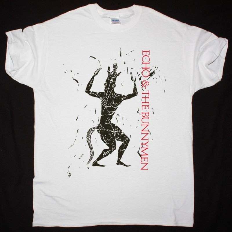 Echo And The Bunnymen Dancing Horses Band T-Shirt Post Punk Tee