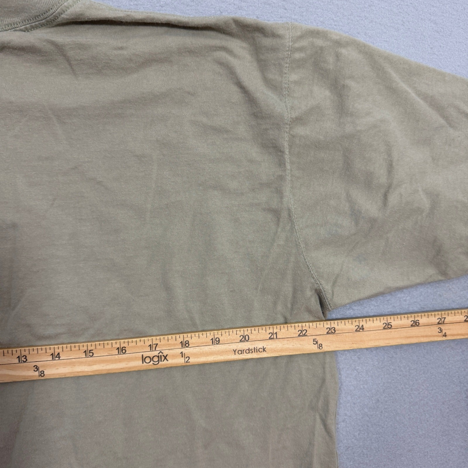 Vintage Aeropostale Surf Shirt Men&rsquo;s Large Tan Green y2k Surfing Skate 2000s