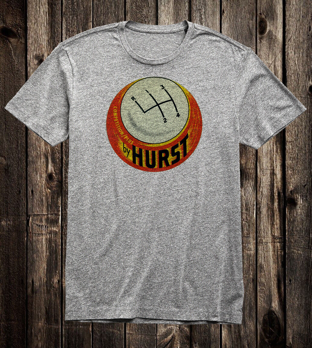 Hot Rod Tee T Shirt Drag Race Retro Art Speed Shop Garage Hurst Floor Shifter