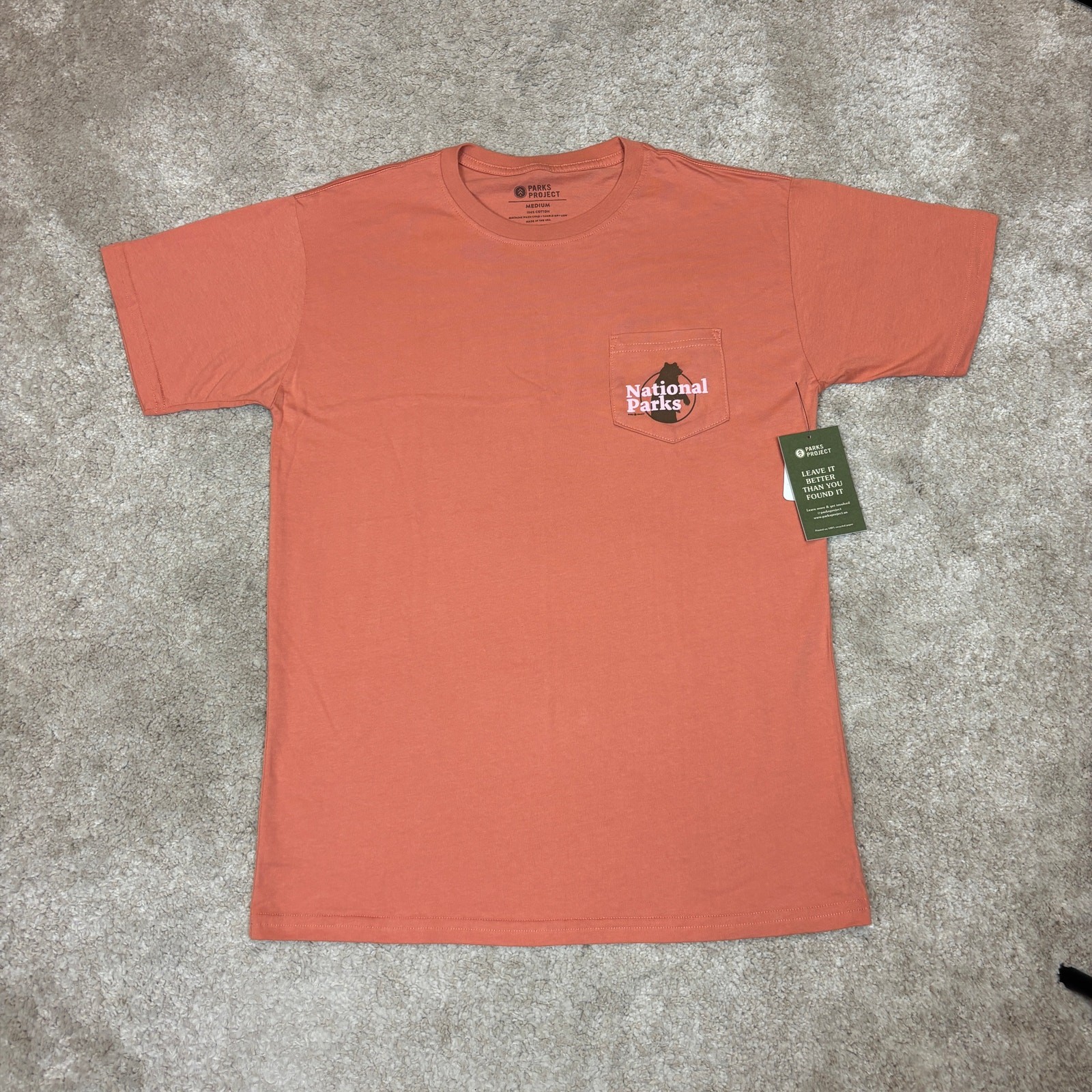 NWT Parks Project Our National Parks Puff Print Pocket T Shirt Men&rsquo;s XL