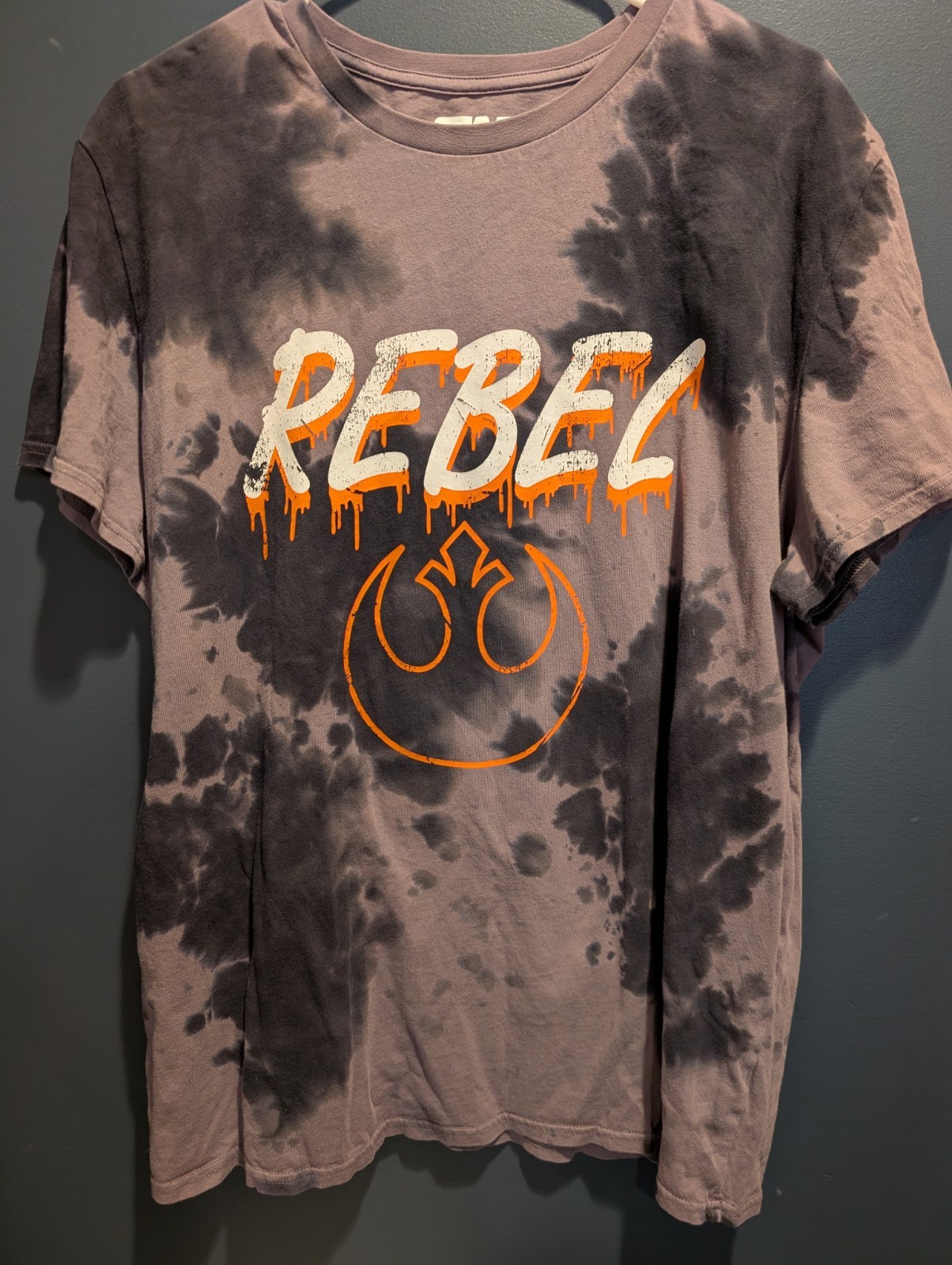 Star Wars Our Universe « REBEL » tie dye Tshirt Size XL adult