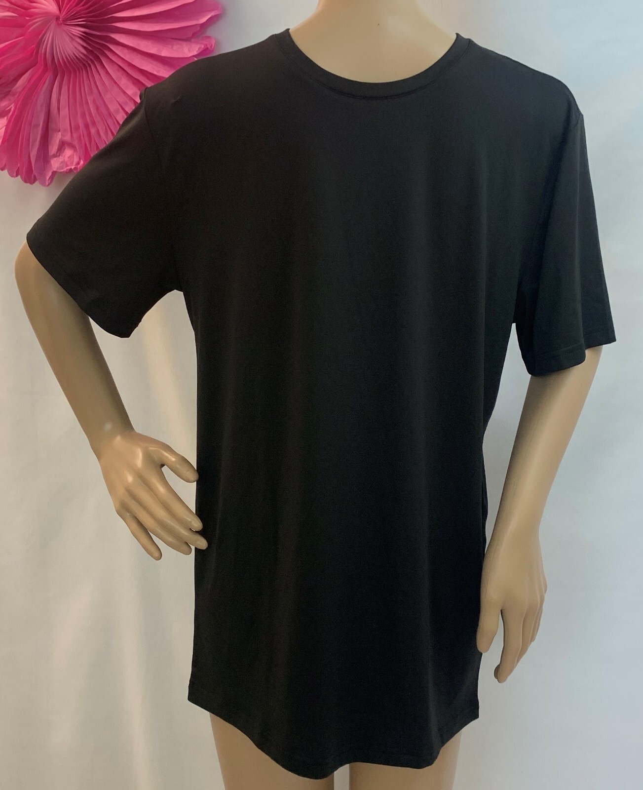 32 Degrees Mens 4 Pk Cool Crewneck T-Shirt, Black, S Anti-Odor/Quick Drying/