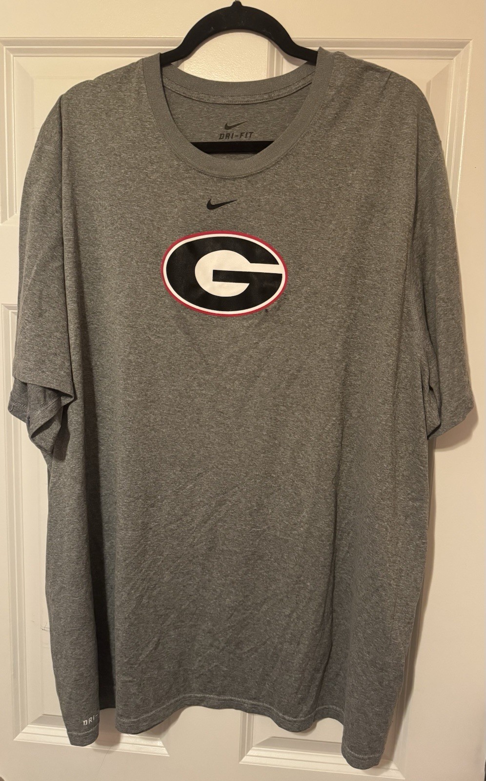 Nike Dri-Fit UGA Georgia Bulldogs T-Shirt Gray Men’s 3XL NCAA