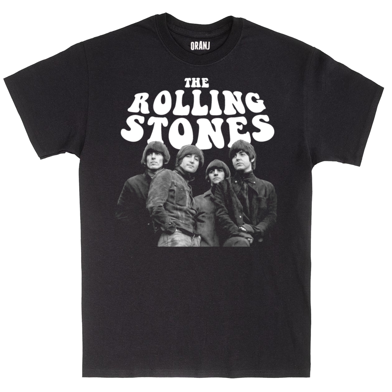 The Beatles Rolling Stones Rubber Soul T-shirt