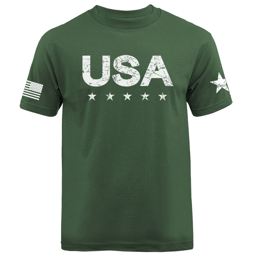 United States of America US Flag American Pride Patriot USA T-shirt