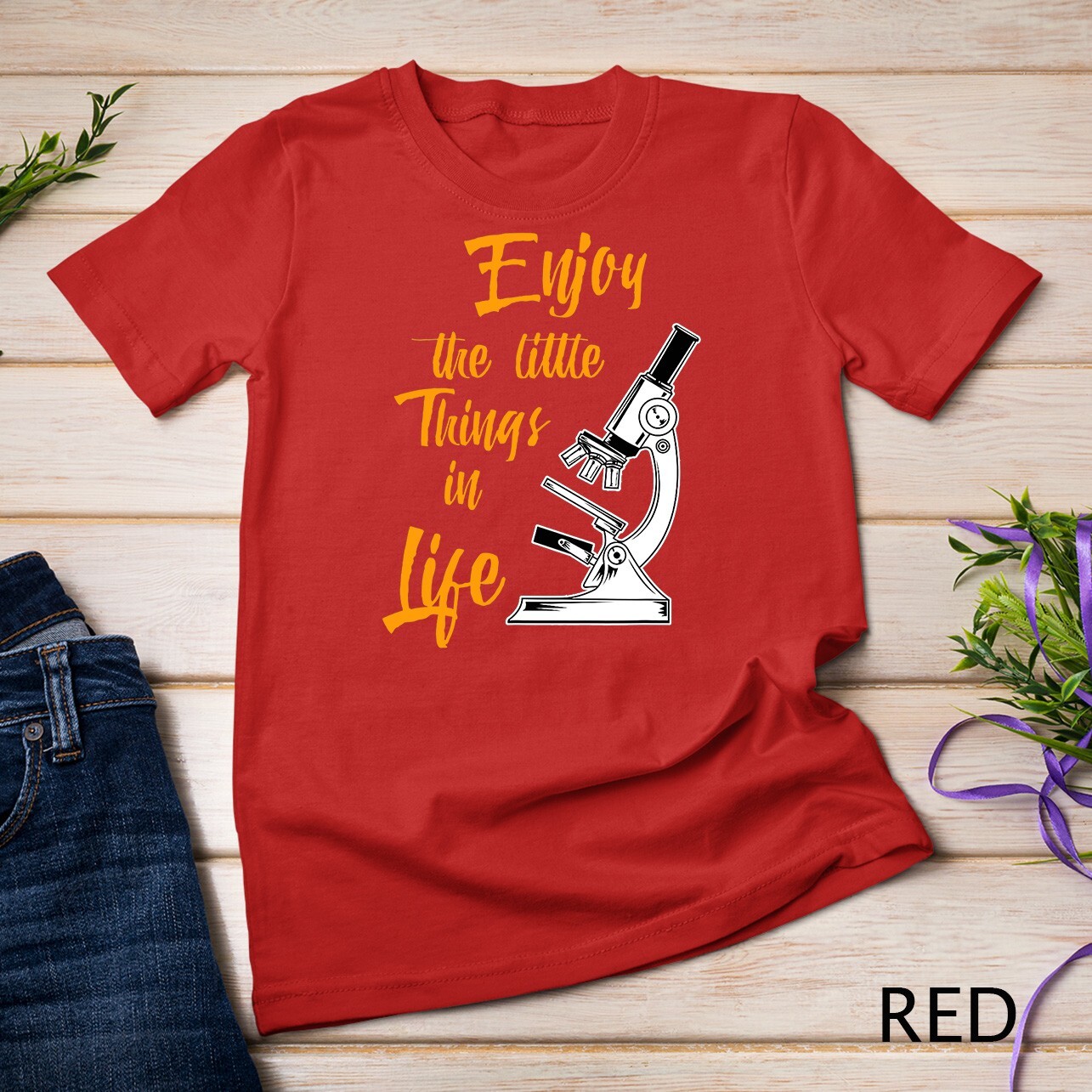 Biologist Microscope Laboratory – Funny Biology Pun Unisex T-shirt