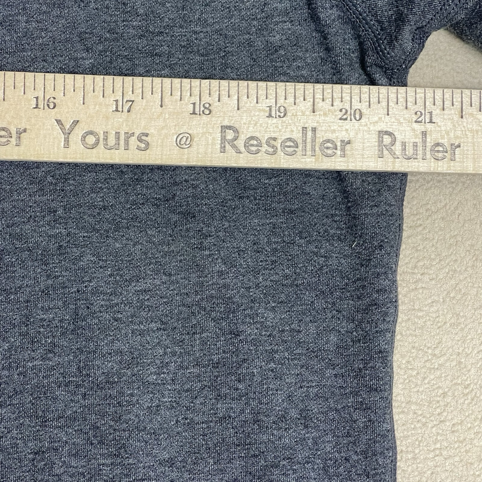 BYLT Basics Shirt Mens L Gray Drop Cut Short Sleeve Stretch Performance Tee