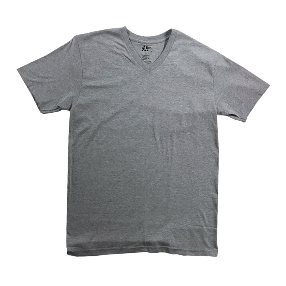 IBS HEAVYWEIGHT T SHIRT MENS SHORT SLEEVE V NECK 3PCS PACK 4XL BODY34&Prime; CHEST26&Prime;