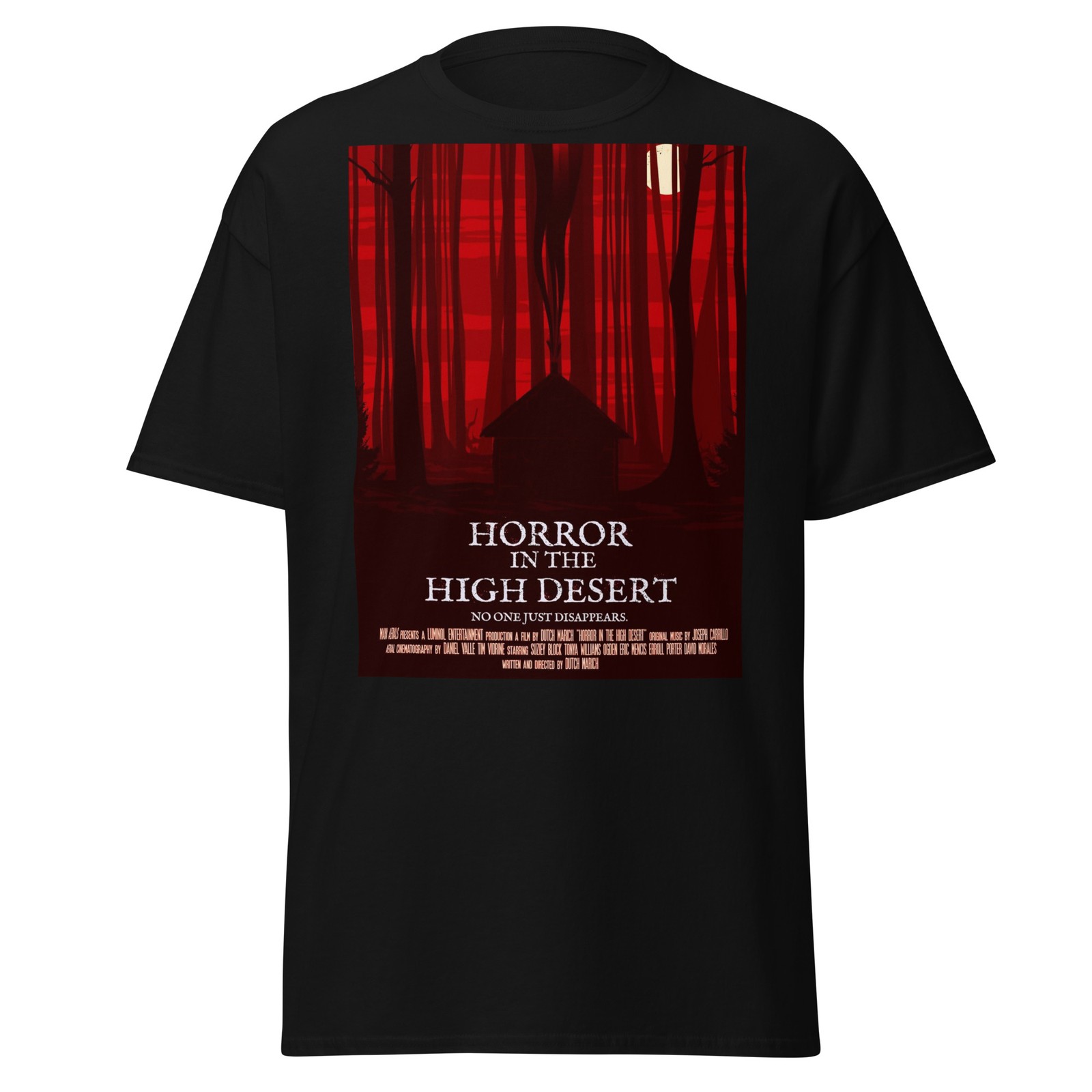 Horror in the high desert Unisex classic tee