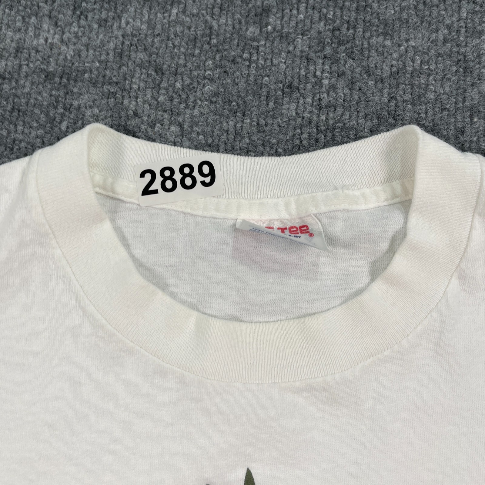 Vintage 90s BDM Balle-De-Match Tennis Shirt XL 23×26 White