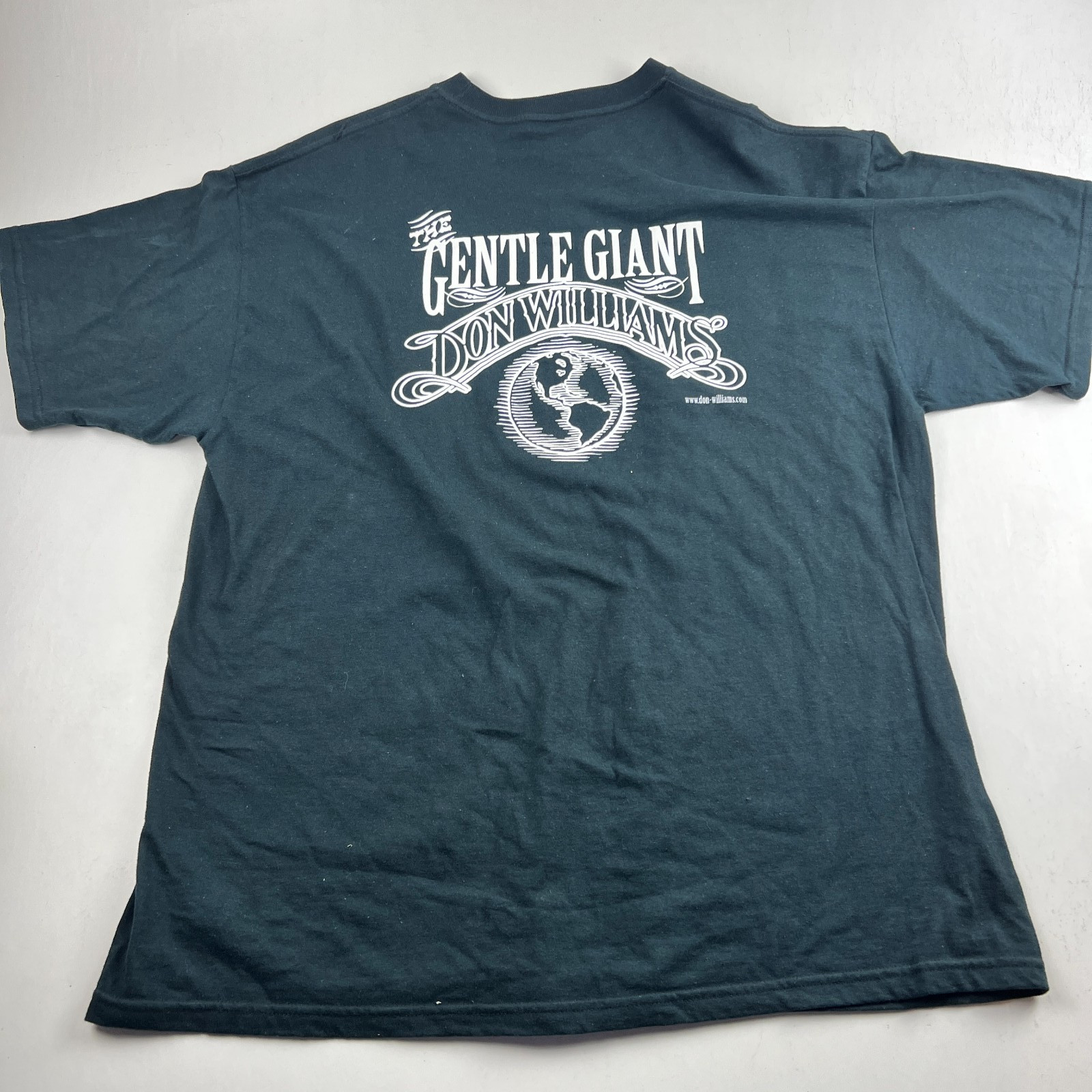 Don Williams Gentle Giant Tour T Shirt Black XL (46&Prime;) M&O Country Music Tee