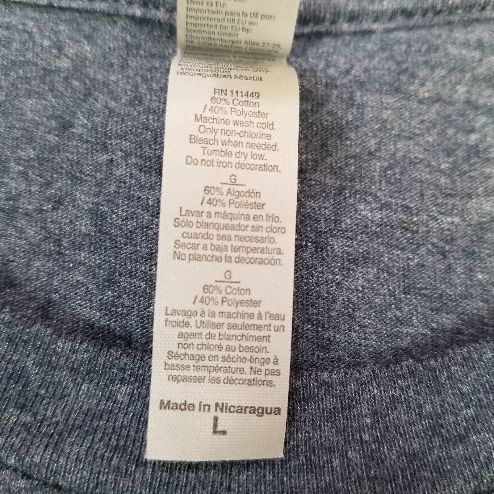 Thank You Veterans Canteen 2025 Eagle Graphic T-Shirt Men&rsquo;s Charcoal Grey Size L