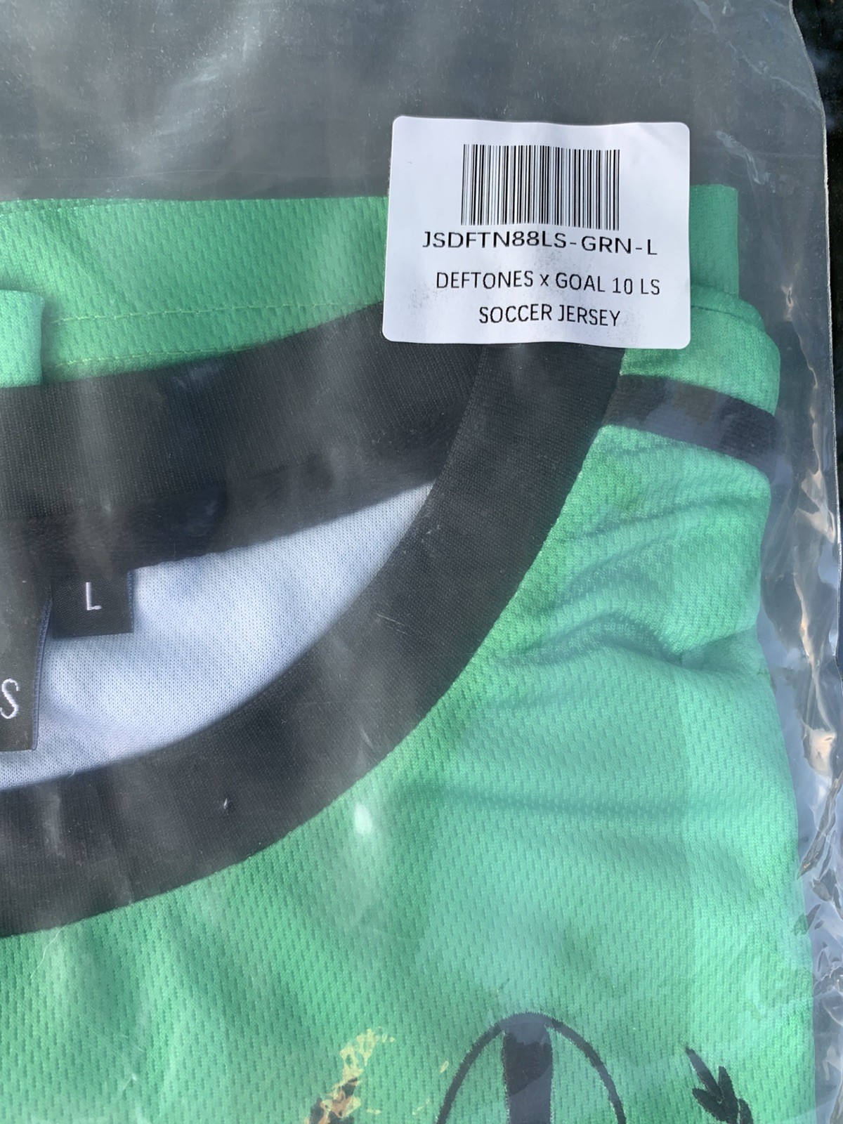 Deftones Goal x Los Jaguares Soccer Jersey L Goalie Green 2026 New with Tag