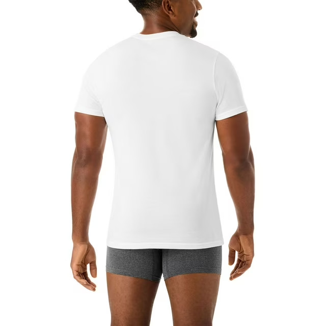 Member&rsquo;s Mark Men&rsquo;s 6 Pack Essential Undershirt Size M White
