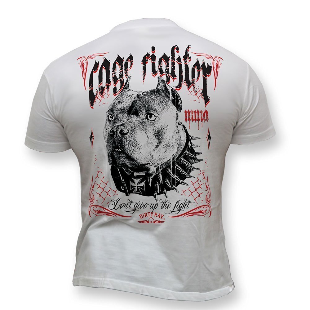Dirty Ray Martial Arts MMA Fighter Men&rsquo;s Short Sleeve Herren Kurzarm T-Shirt DT1