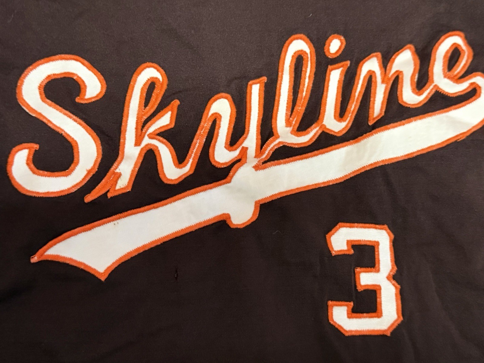 vintage sand knit jersey Skyline Size L