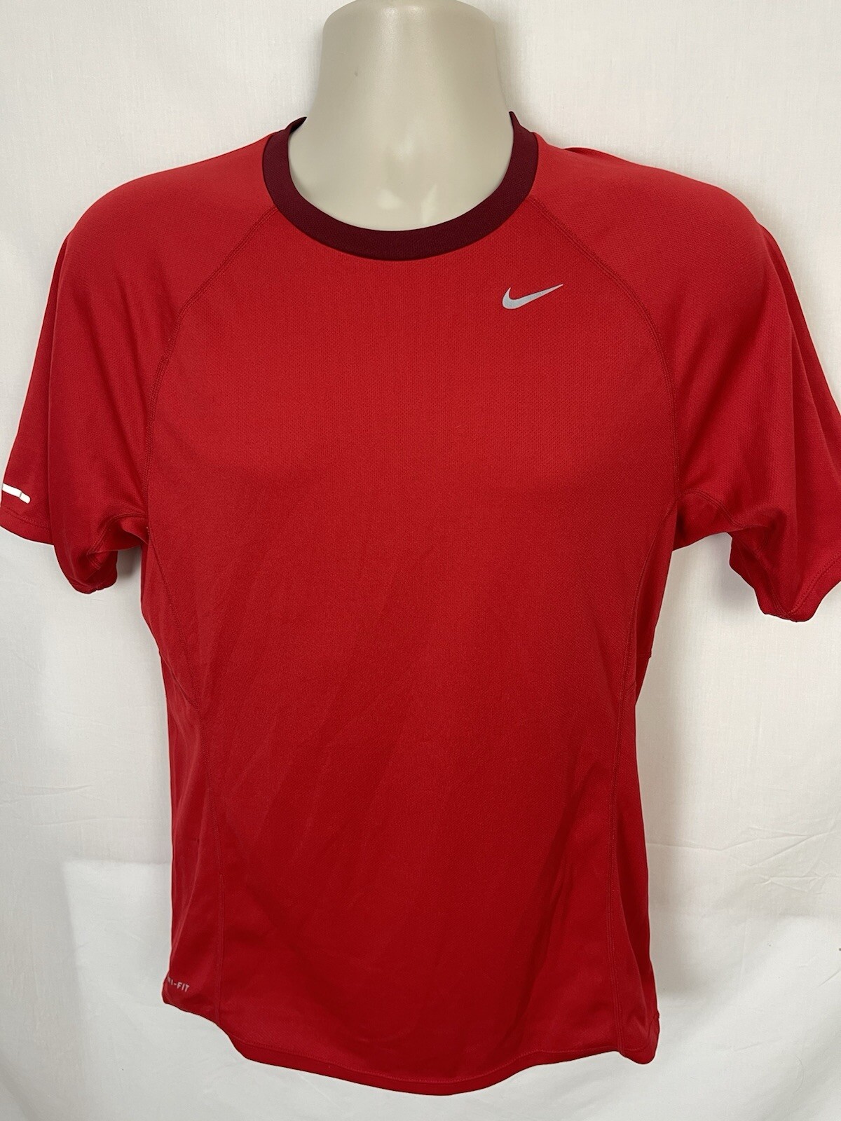 MINT NIKE RUNNING DRI-FIT MILER MENS SHORT SLEEVE T SHIRT Sz SMALL
