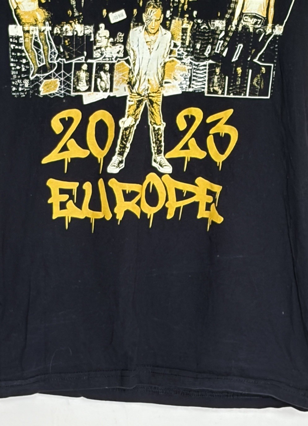 Corey Taylor CMF2 Europe 2023 Tour Tshirt Mens Small Black Slipknot Stone Sour