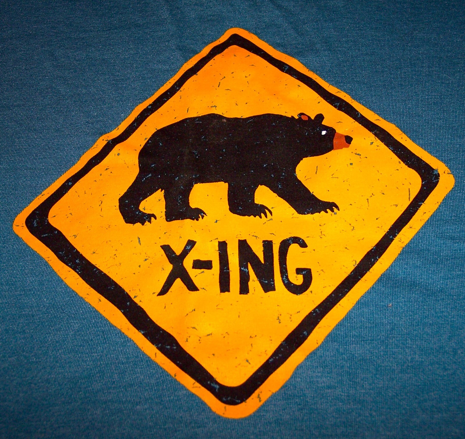 NEW Little Blue House by Hatley Men Bear X-Ing Sleep Shirt Medium