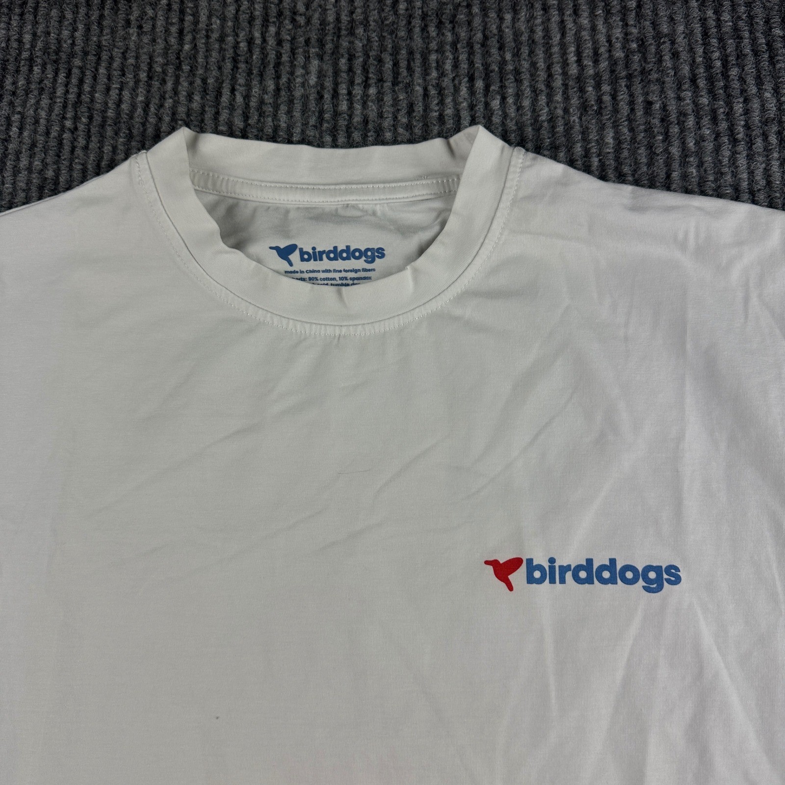 Birddogs Mens Large White April Big Cannons Yorktown 1776 Graphic T-Shirt L