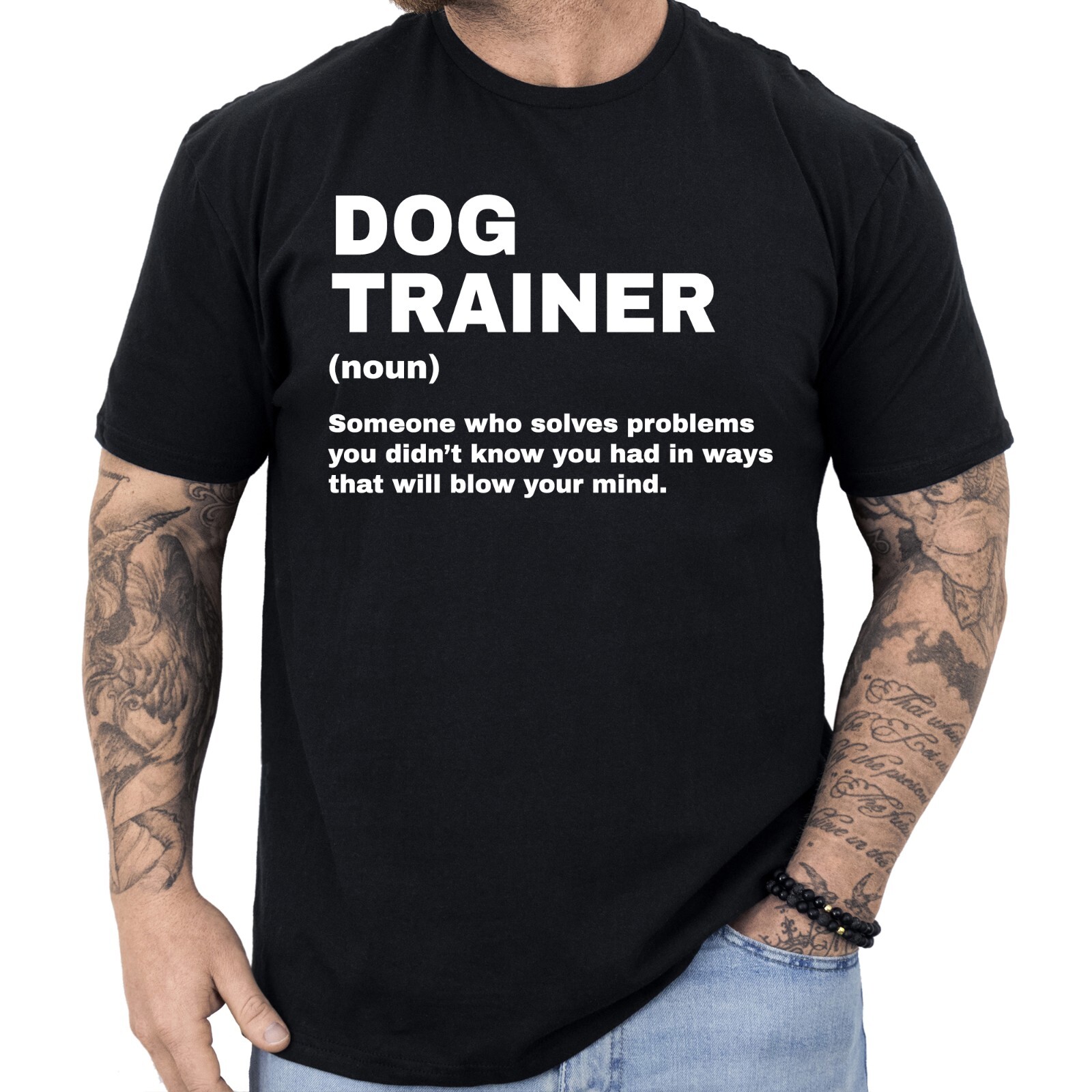 Dog Trainer Definition T-shirt Funny Gifts Profession Shirt Men & Women