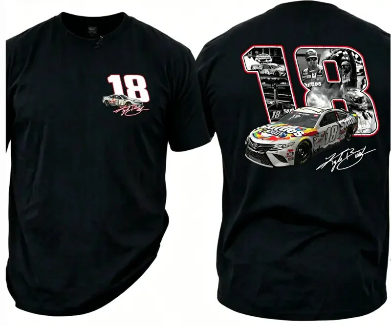 Kyle Busch #8 NASCAR Racing Shirt Vintage Graphic Tee
