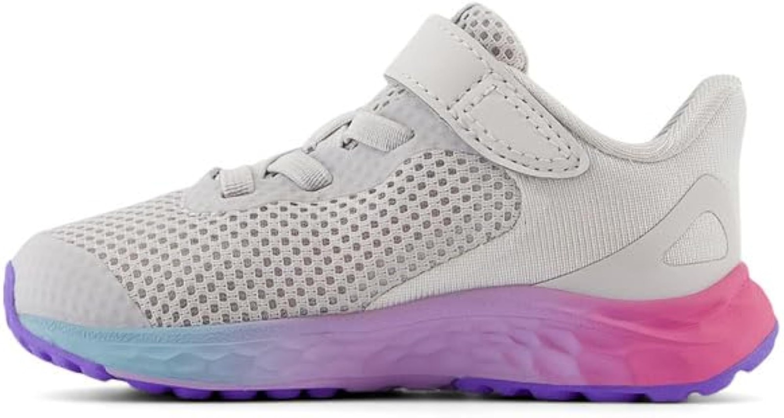 New Balance Fresh Foam Arishi V4 Bungee Lace with Top Strap Running Shoe, Grey M