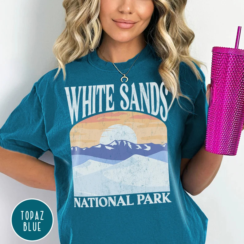 Desert White Sands Comfort Tee Shirt Men Women Soft