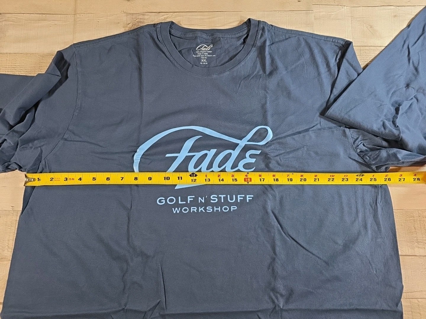 New!! Men&rsquo;s XXL Fade Golf n&rsquo; Stuff Workshop Long Sleeve T-Shirt Script Logo