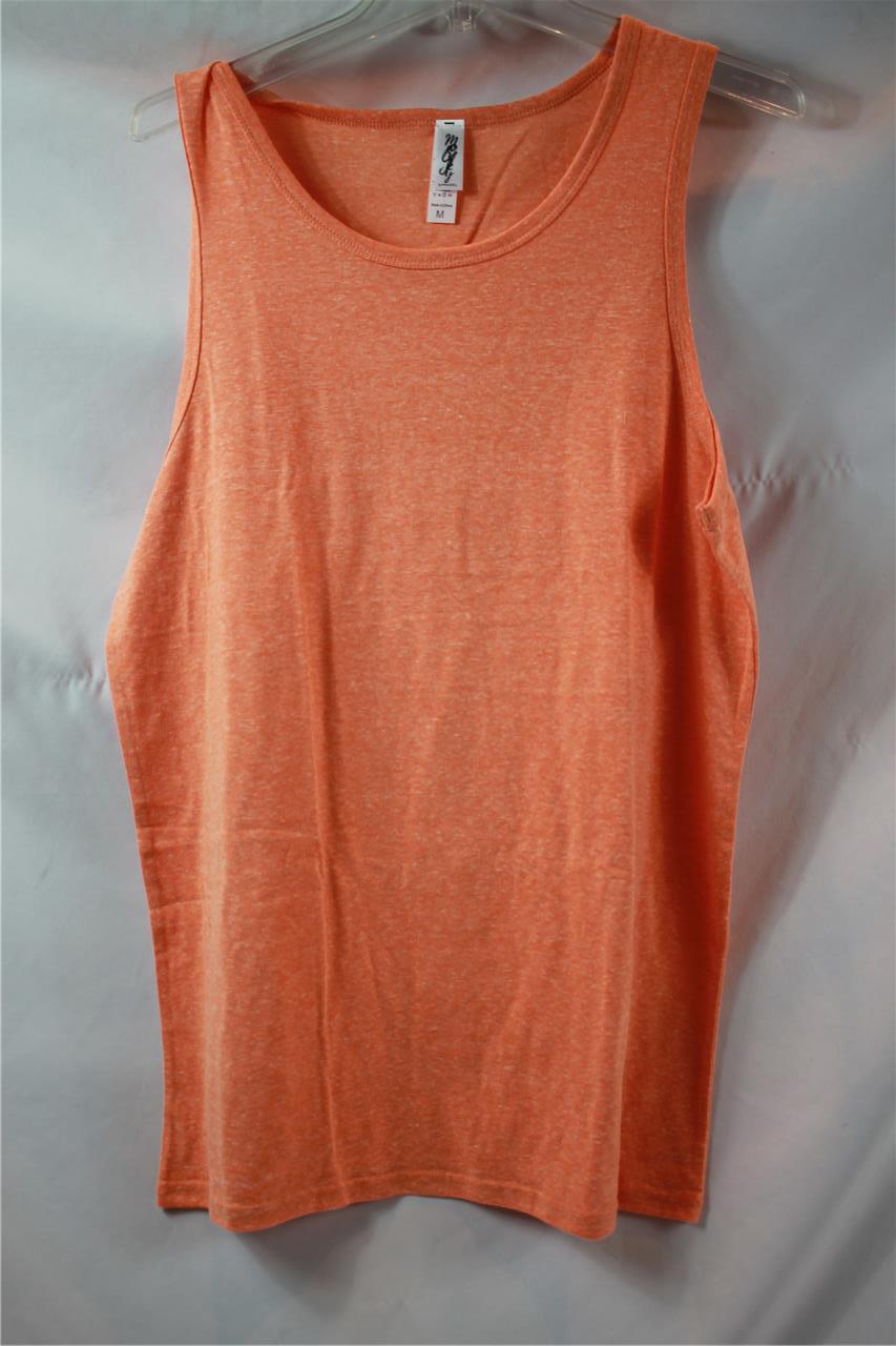 NWT Marky G Apparel Men&rsquo;s Tank 2 Pack Orange Triblend Size M