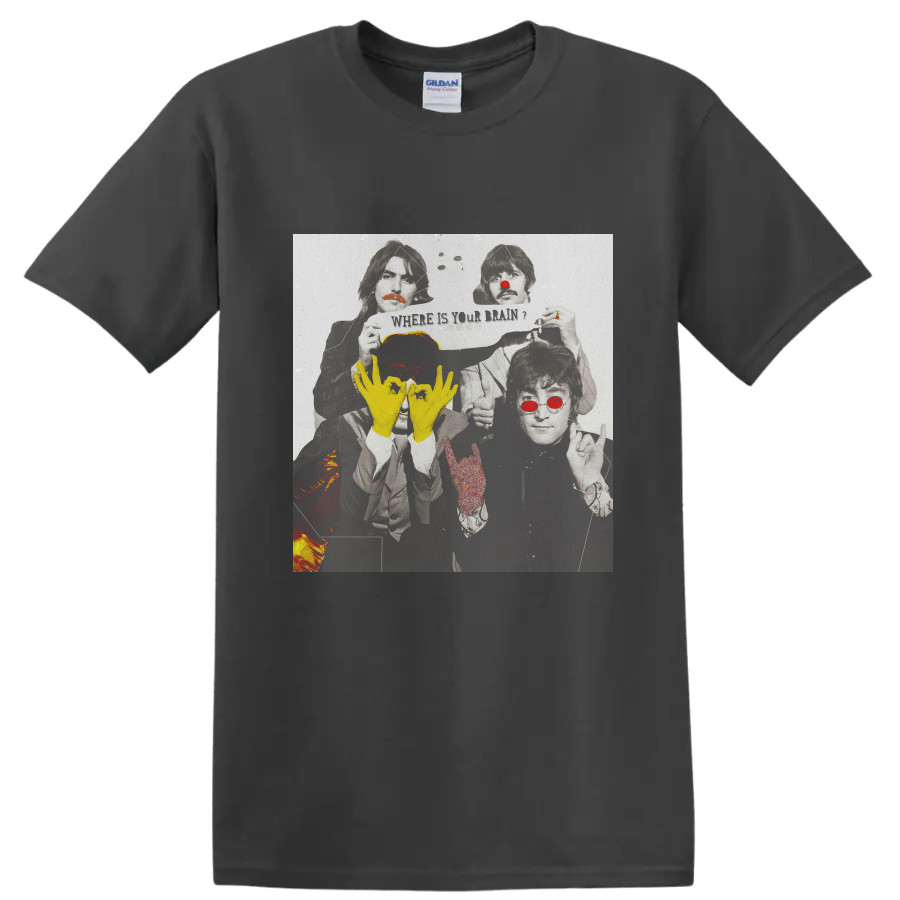 The Beatles Rock Band Pop Art T Shirt Lennon McCartney Tee