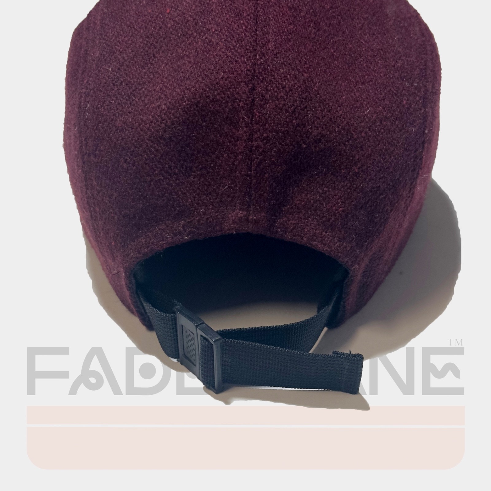 Obey Maroon Wool Blend 5 Panel Cap, One Size Fits All