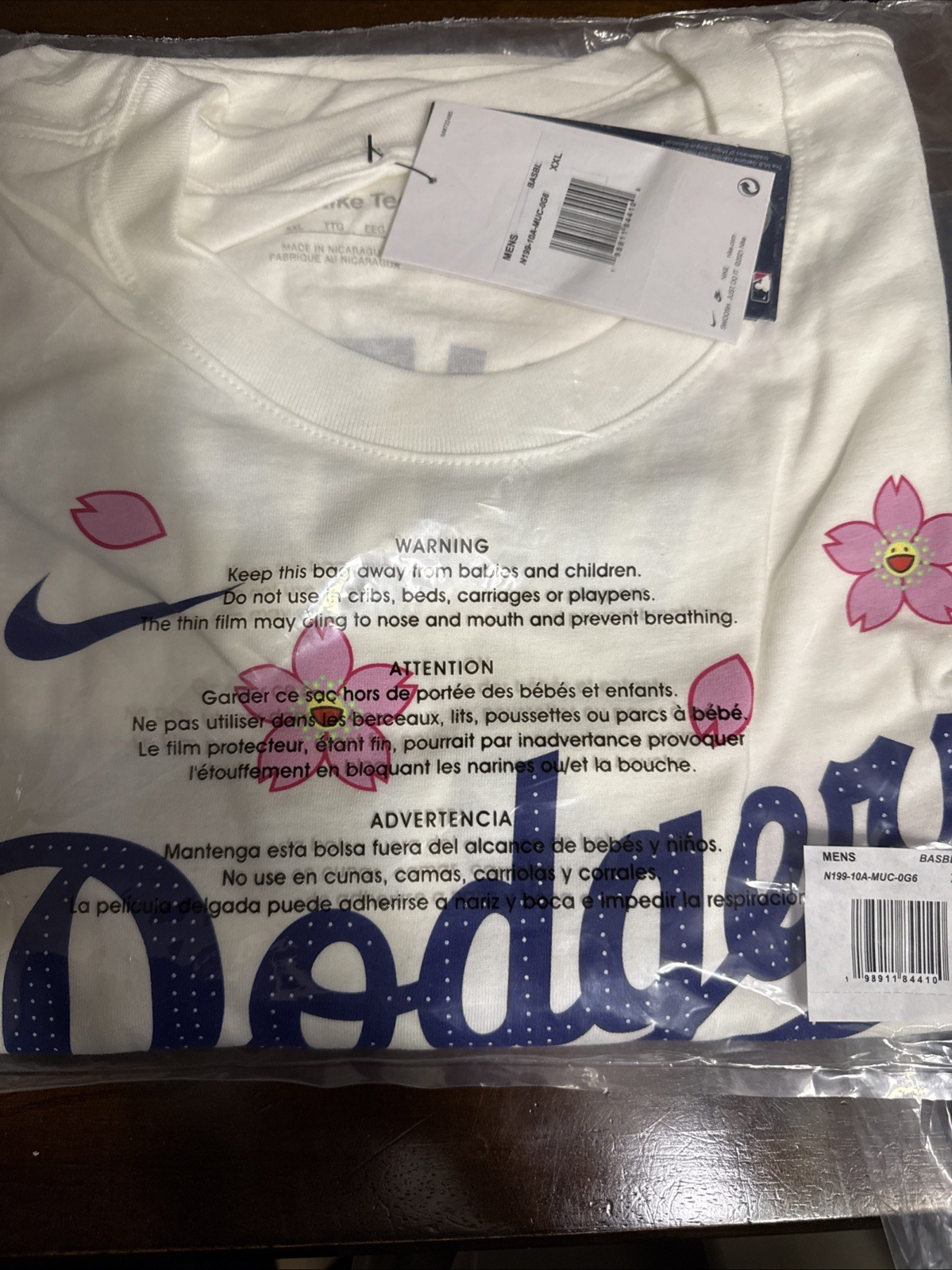 Nike x Takashi Murakami x MLB Tokyo Series 2025 Shohei Ohtani Dodgers Tee Sz 2XL