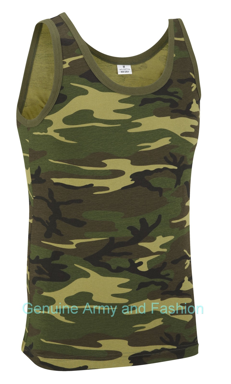 Army Vest Military Combat Singlet Sleeveless Fancy Tank Top US Woodland DPM Camo