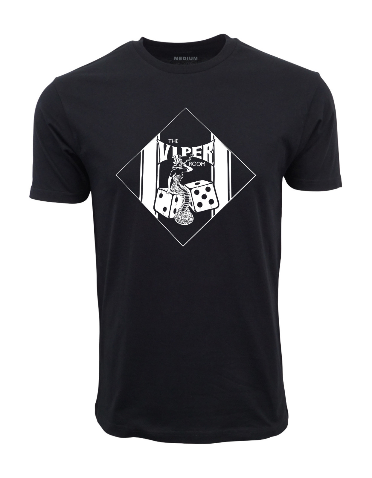 1993 THE VIPER ROOM GRAPHIC BLACK T-SHIRT