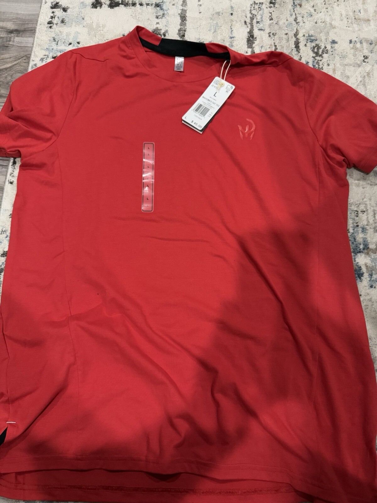 New Adidas Patrick Mahomes D4T Performance Training TShirt Mens Sz L Fitted