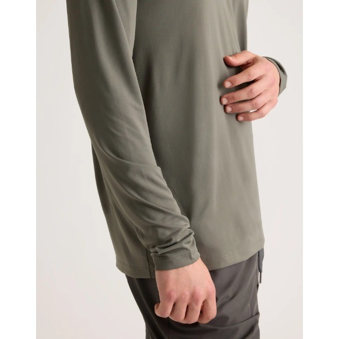 Quince Ultra-Soft Tencel Modal Long Sleeve Tee Heritage Olive Green XXL NWT