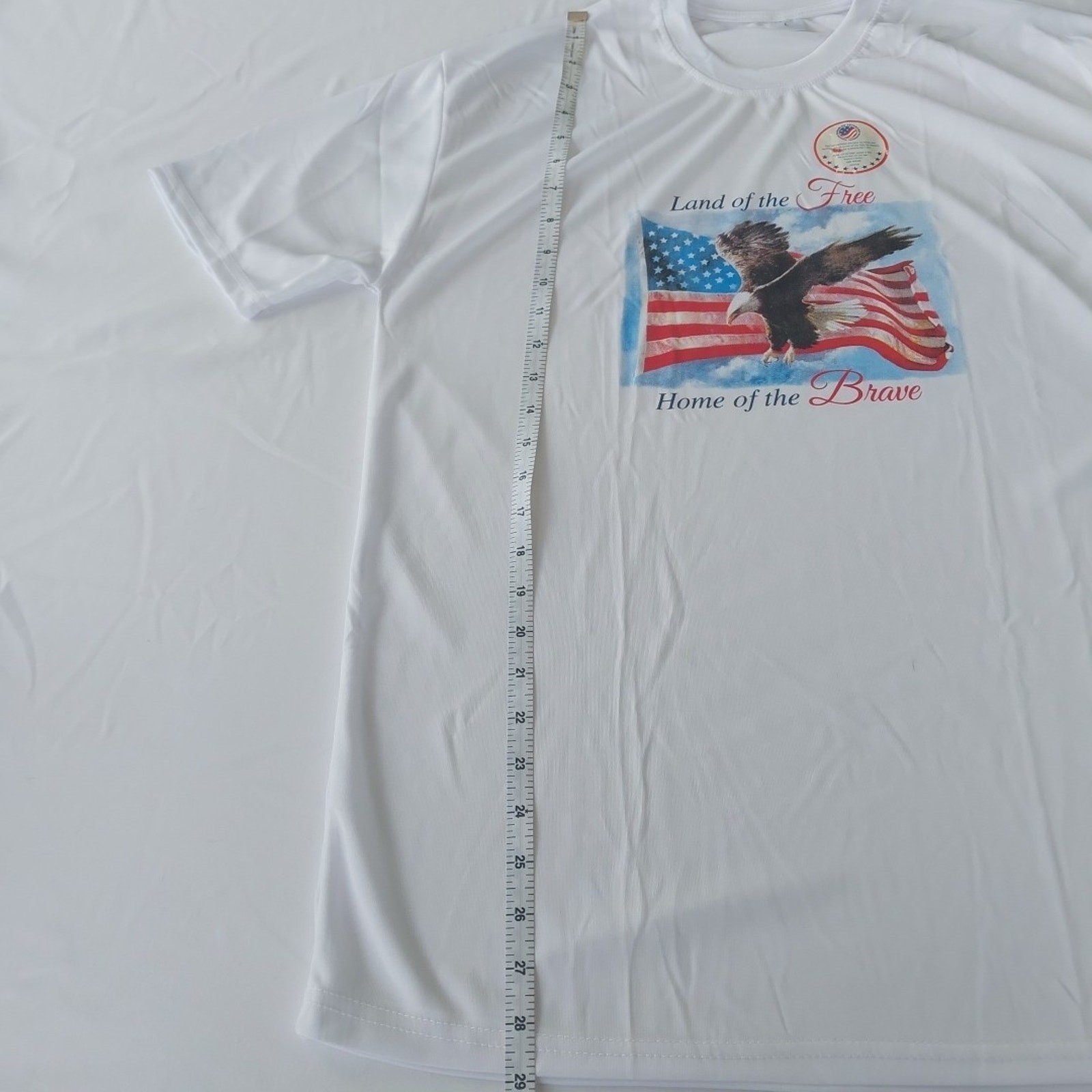 Land Of The FREE, Home Of The Brave T Shirt, SZ Large