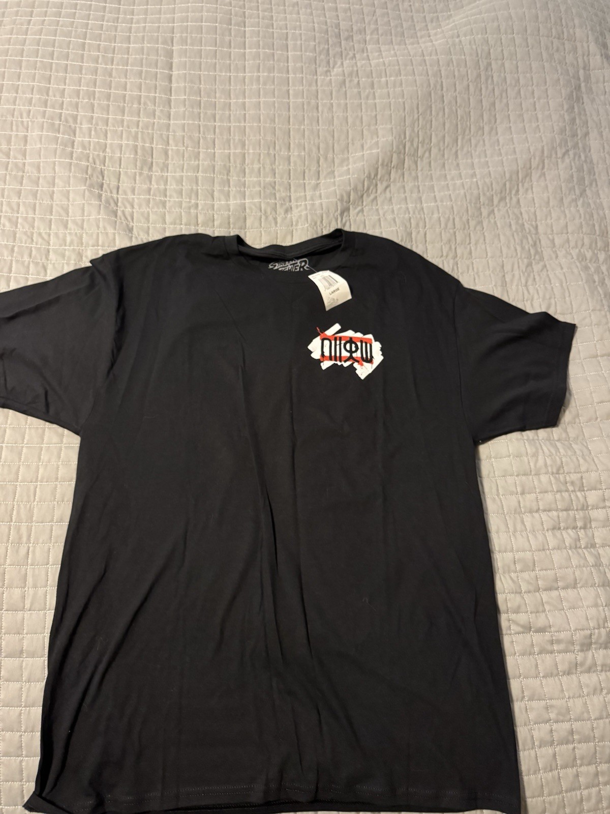 Street Fighter Ryu T Shirt Mens Large Black Capcom Graphic Tee Anime Gaming
