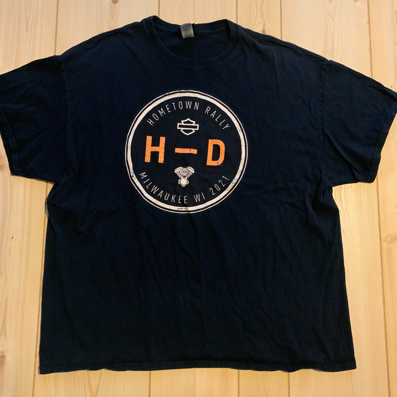 Harley-Davidson Hometown Rally Milwaukee WI Wisconsin 2021 Biker T-Shirt 2XL
